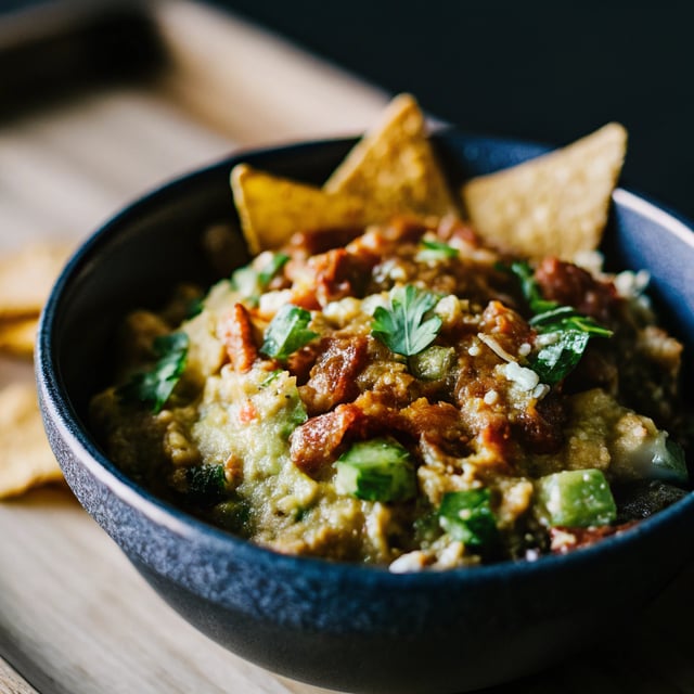 Bacon Cotija Guacamole