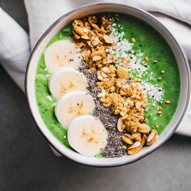 Banana, Chia and Spinach Smoothie