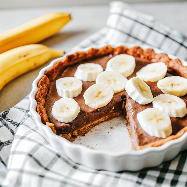 Banana Chocolate Cream Tart