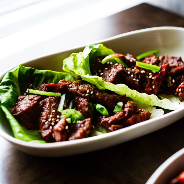 Beef Bulgogi Lettuce Wraps