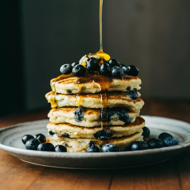 Blueberry Buttermilk Pancakes