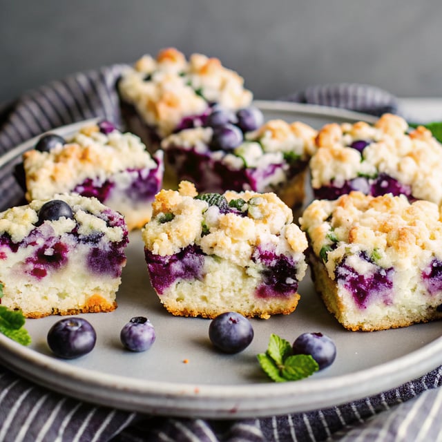 Blueberry Crumb Cakes
