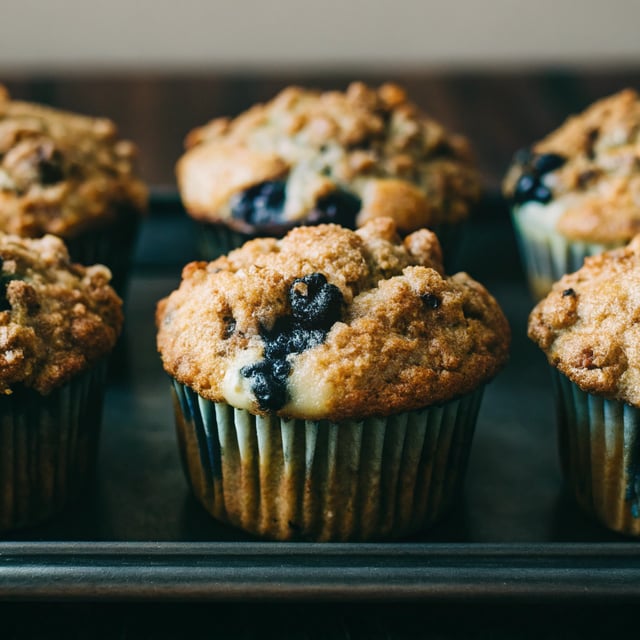 Blueberry Streusel Muffins