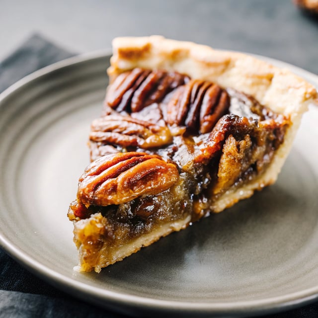 Brown Butter Bourbon Pecan Pie