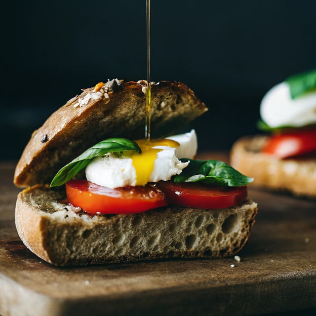 Burrata Caprese Sandwich