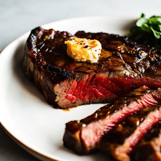 Calabrian Chili Compound Butter Steak