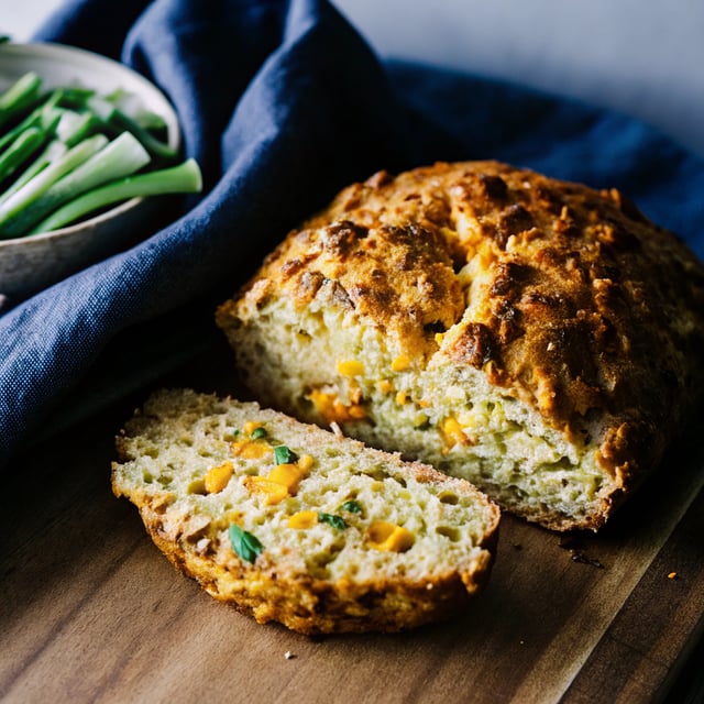 Cheddar and Chive Savory Irish Soda Bread