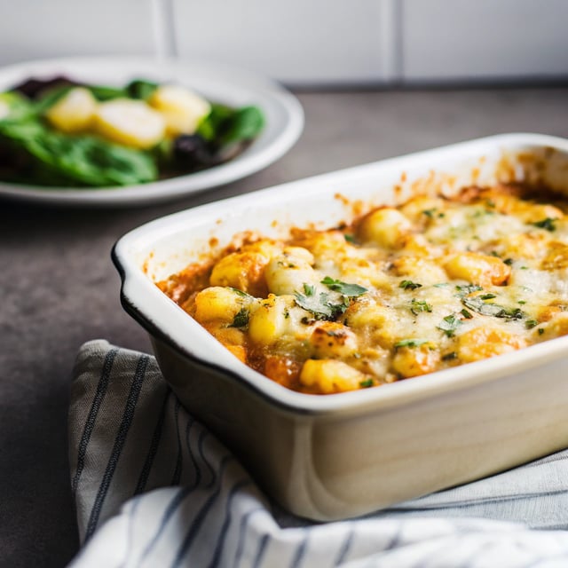 Cheesy Baked Gnocchi