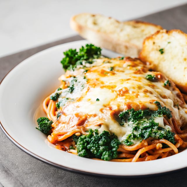 Cheesy Kale Pasta
