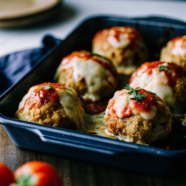 Chicken Parmesan Meatballs