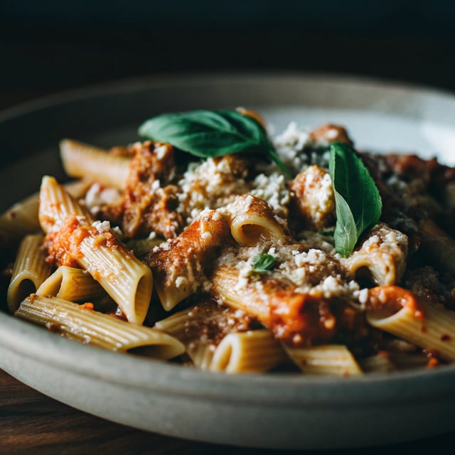 Chicken Rigatoni with Vodka Sauce