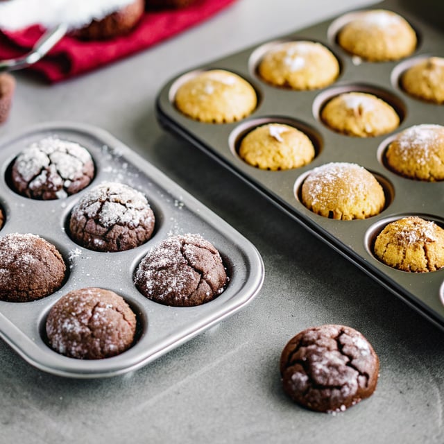 Crinkle Top Brownie Bites