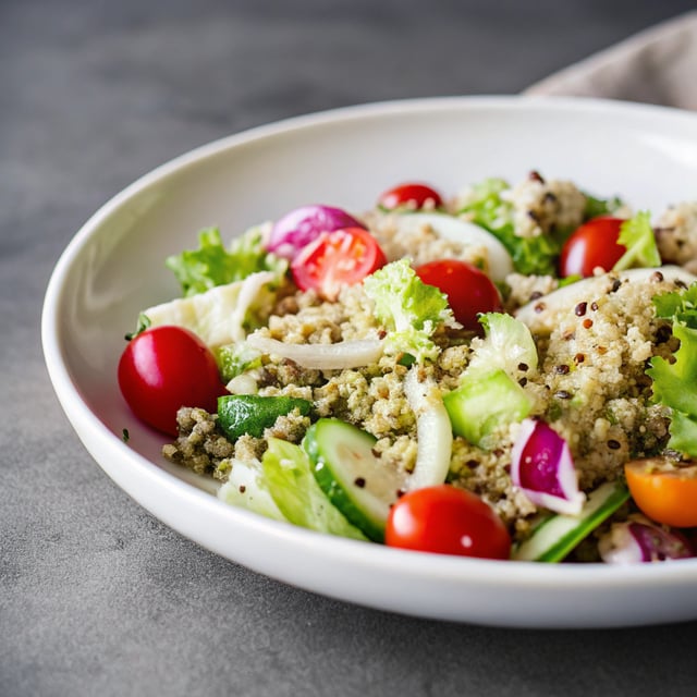 Crispy Quinoa Spring Salad
