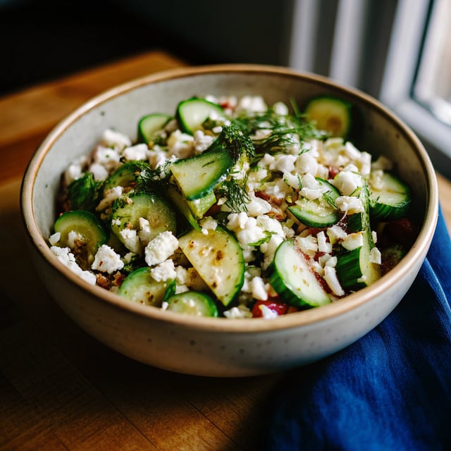 Cucumber Salad with Feta