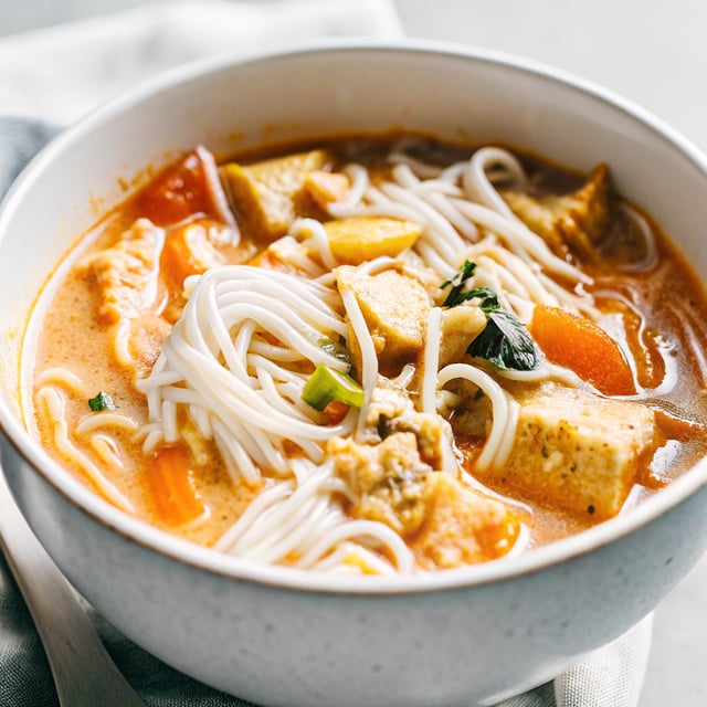 Curry Coconut Noodle Soup