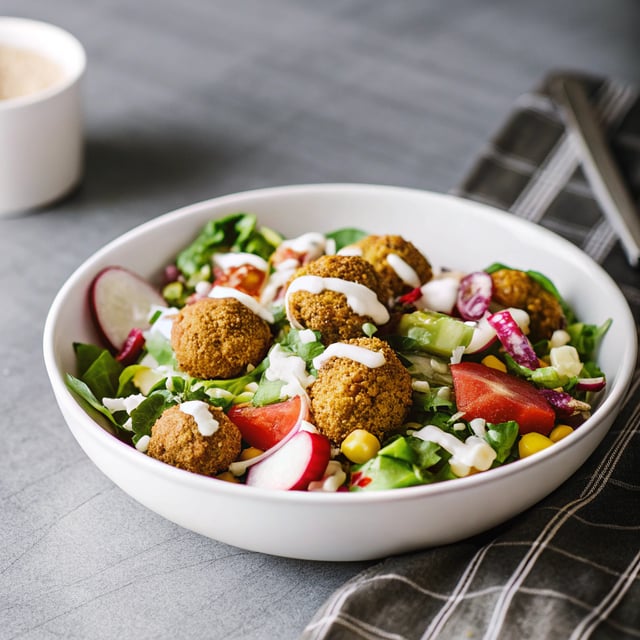 Deconstructed Falafel Salad