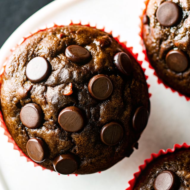 Double Chocolate Chip Muffins