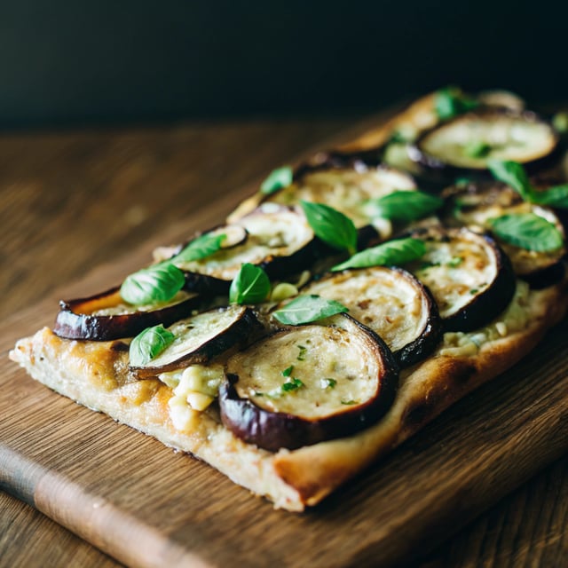 Eggplant and Herb Flatbread