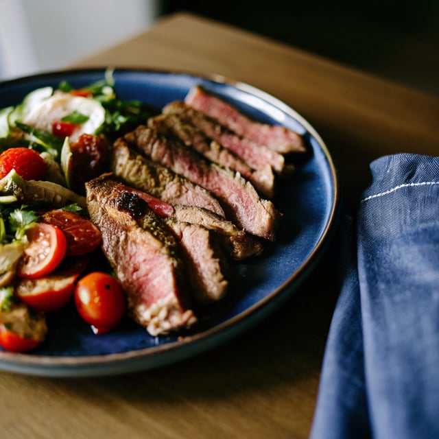 Father's Day Dinner: Grilled Skirt Steak with Tomato Salad