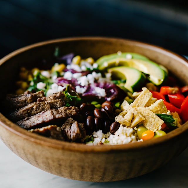 Flank Steak Burrito Bowls