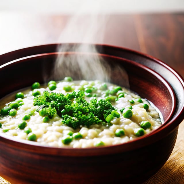 Fresh Pea Risotto