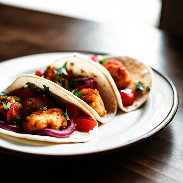 Fried Halloumi Tacos