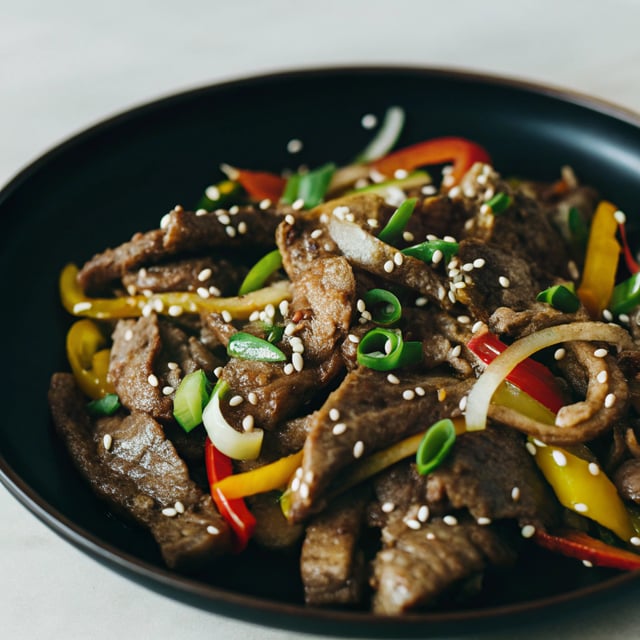 Garlic Ginger Steak Stir Fry