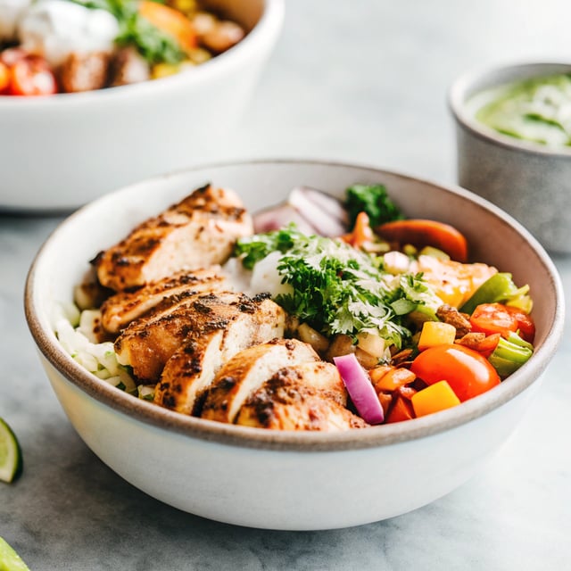 Grilled Chicken Burrito Bowl