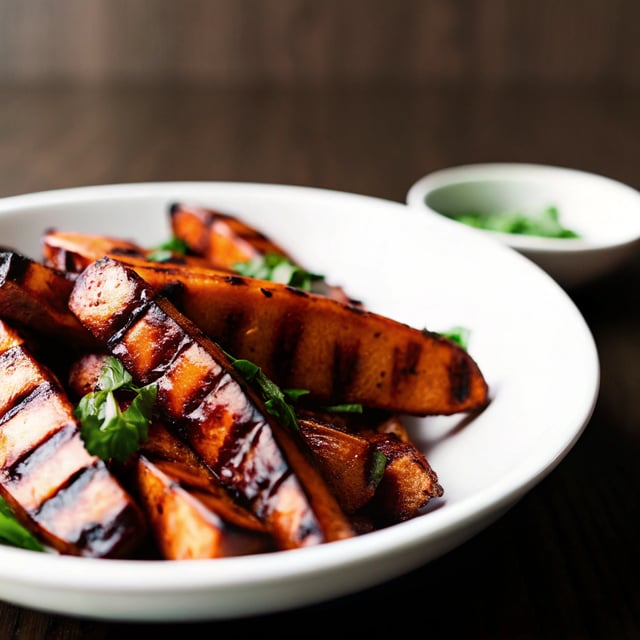 Grilled Sweet Potato Wedges