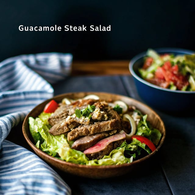 Guacamole Steak Salad