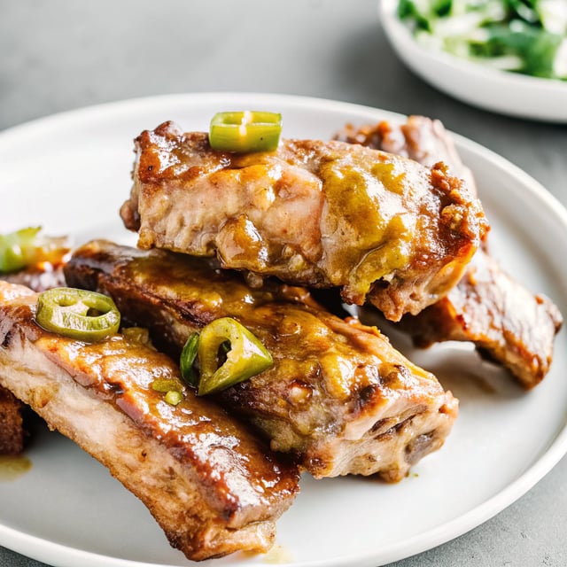 Hatch Green Chili Ribs