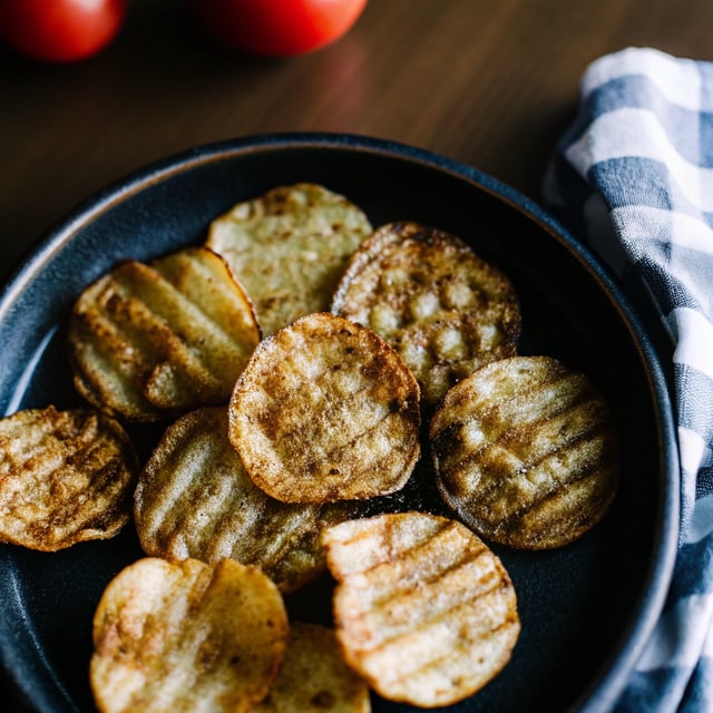 Homemade BBQ Potato Chips