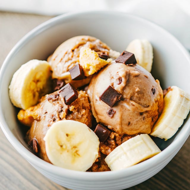 Homemade Chunky Monkey Ice Cream