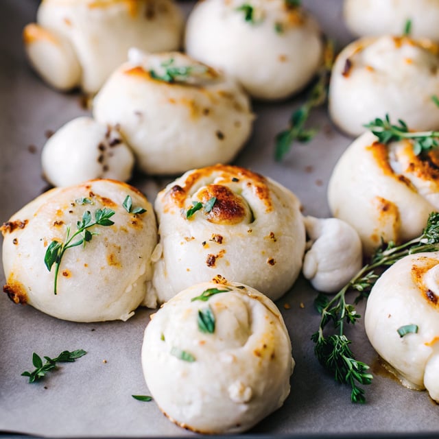 Homemade Garlic Herb Rolls