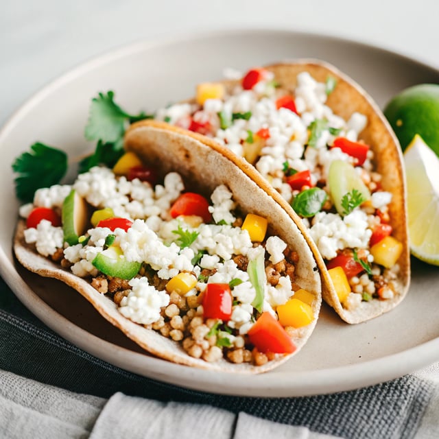 Israeli Couscous Taco Salad