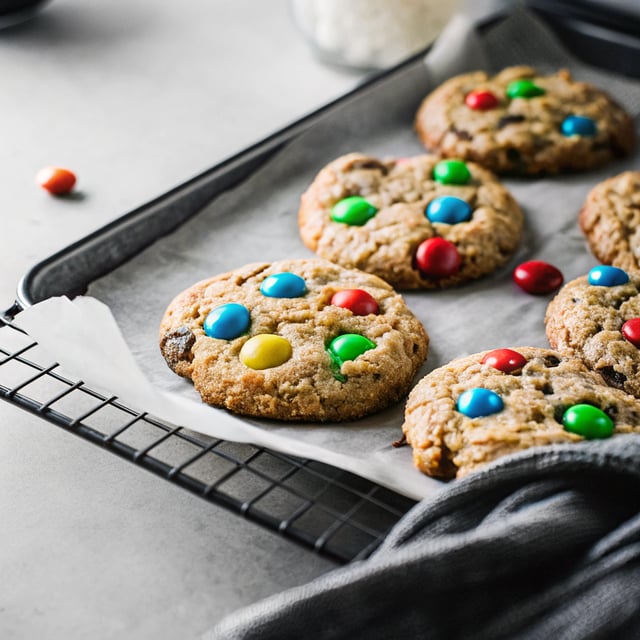 Jumbo Pretzel M&M Cookies