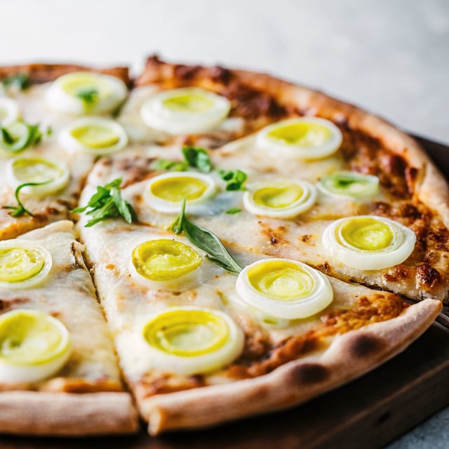 Leek Confit Pizza
