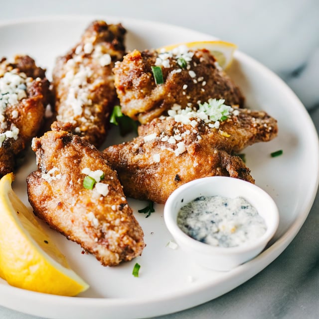 Lemon Pepper Parmesan Wings