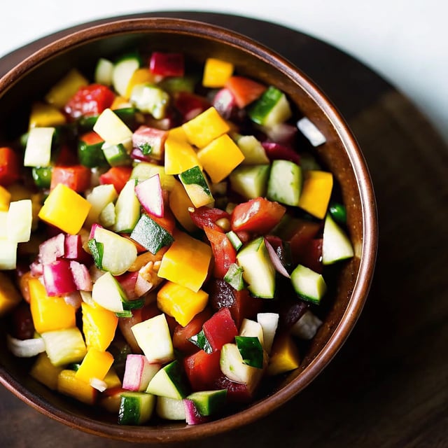Mango Cucumber Chopped Salad