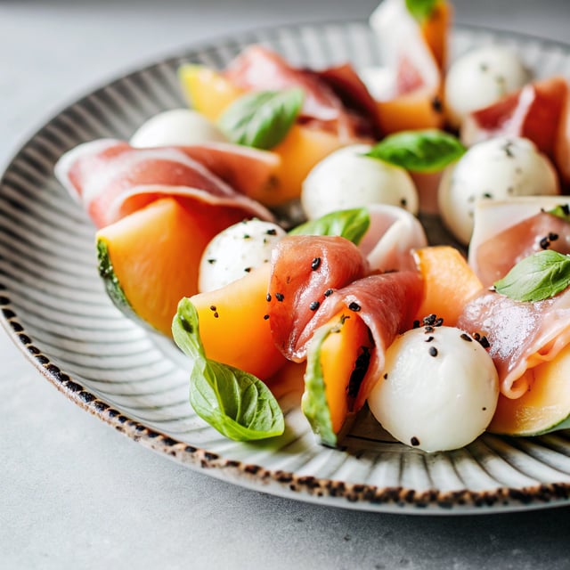 Melon and Prosciutto Salad