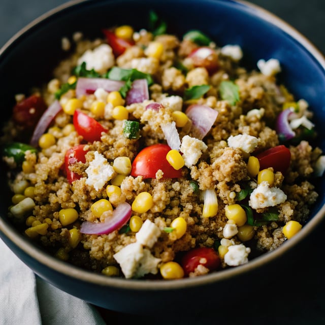 Mexican Corn and Quinoa Salad (aka Esquites with Quinoa)
