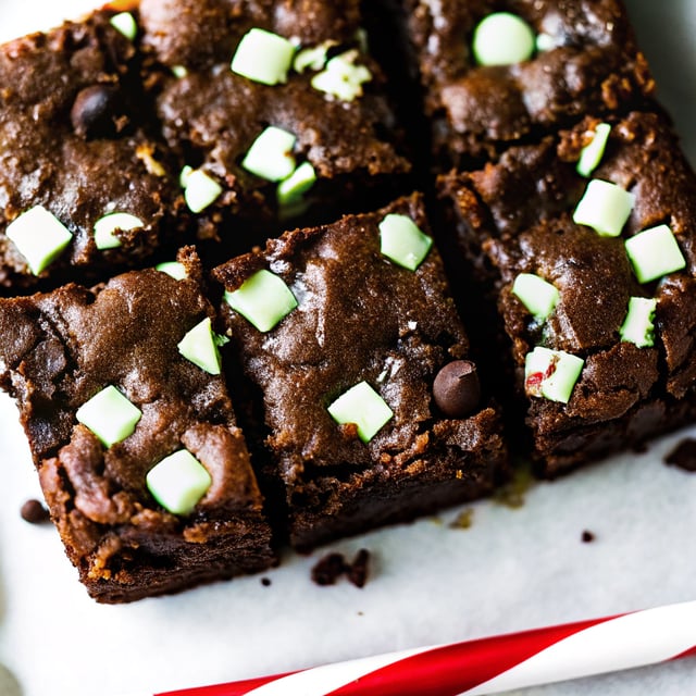 Mint Chocolate Chip Cookie Bars