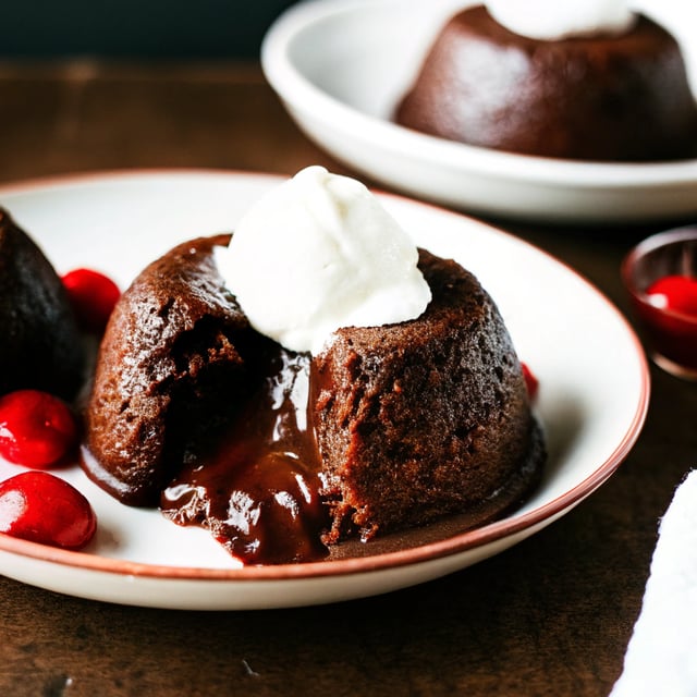 Molten Chocolate Truffle Cakes