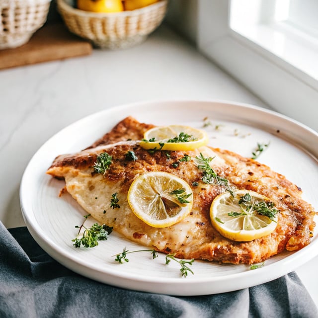 Pan Fried Sole with Lemon and Herbs