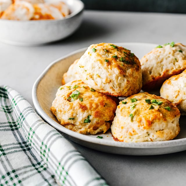 Parmesan Cheddar Chive Biscuits