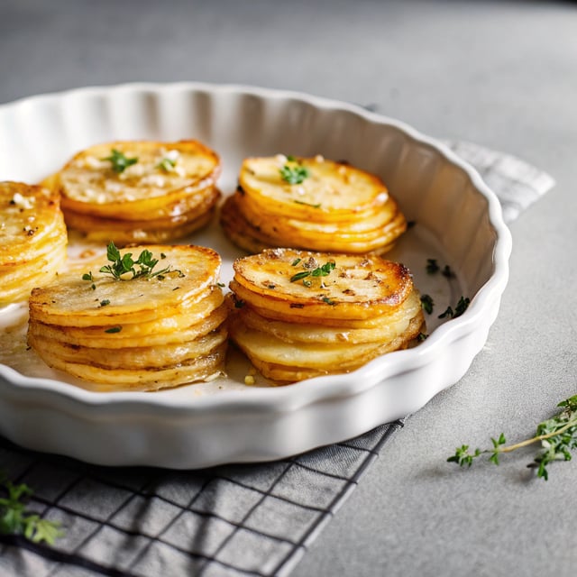 Parmesan Potato Stacks
