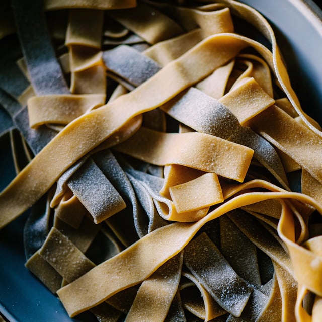 Patty Pan Pappardelle Pasta
