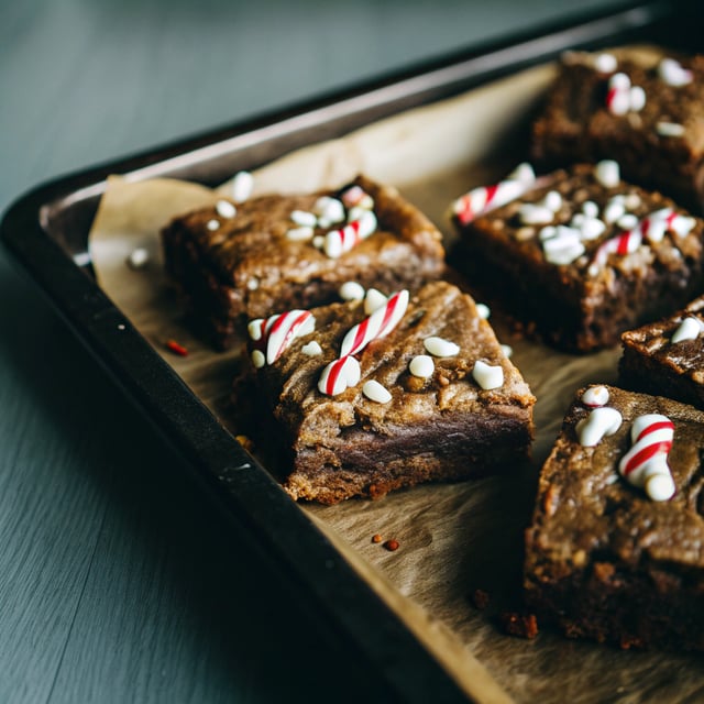 Peppermint Slutty Brownies
