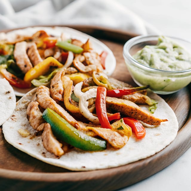 Poblano Chicken Fajitas