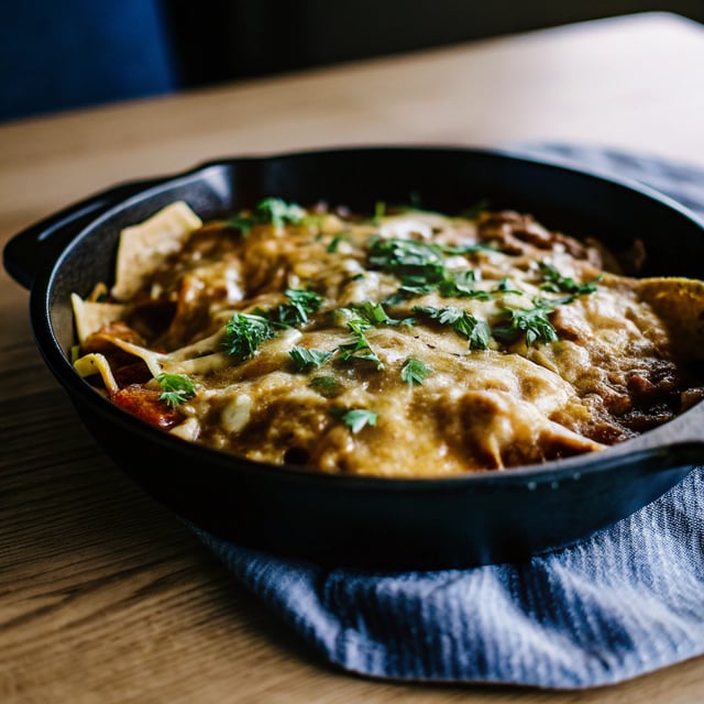 Poblano Skillet Enchiladas